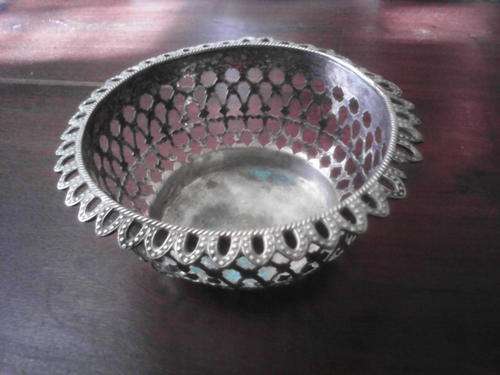 silver plated bowl