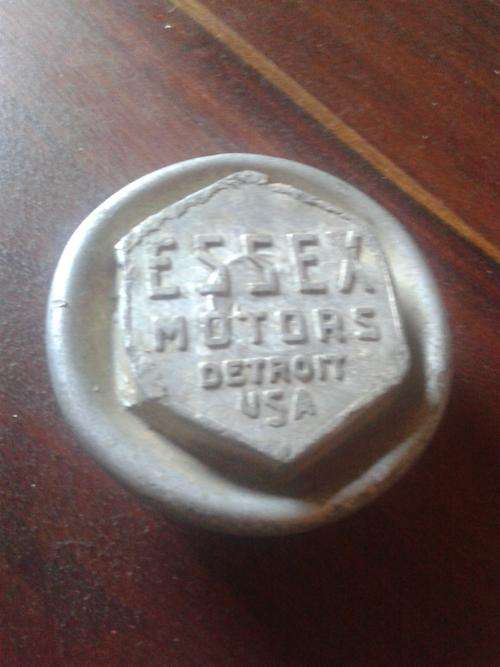 Vintage ESSEX MOTORS Aluminum Hub Cap Grease Cover