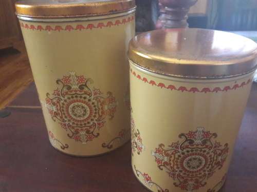 vintage tin set