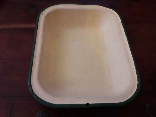rectangle enamel bowl