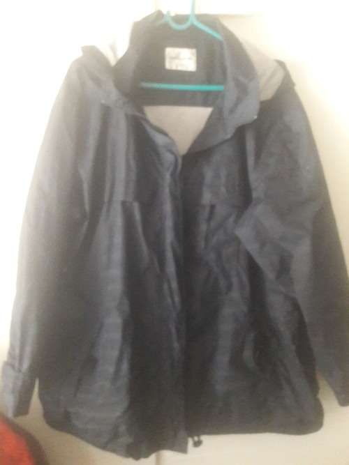dona claire rain coat