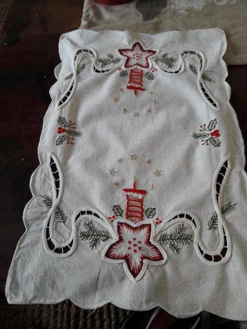 vintage embroidered cloth
