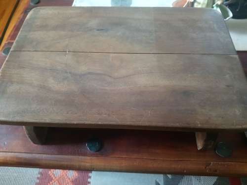 small wooden footstool