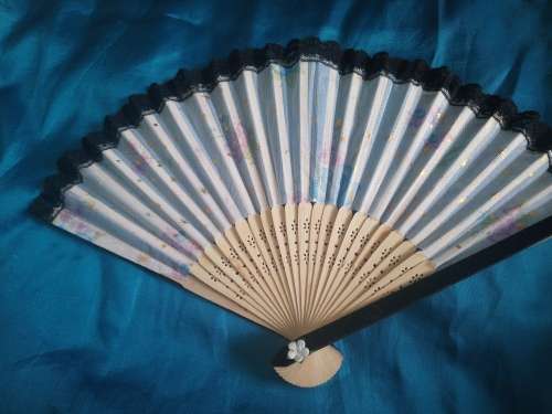vintage hand fan
