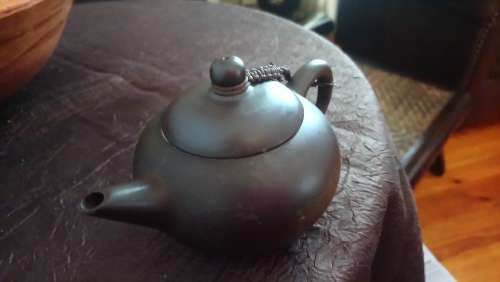 brown small Chinese kettle