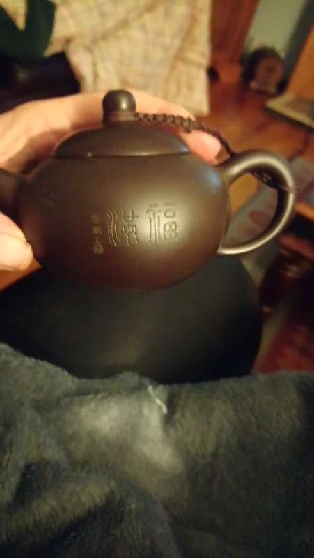 brown small Chinese kettle