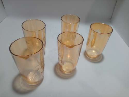 carnival glass set