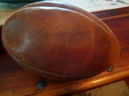 MRugby ball cup final vintage