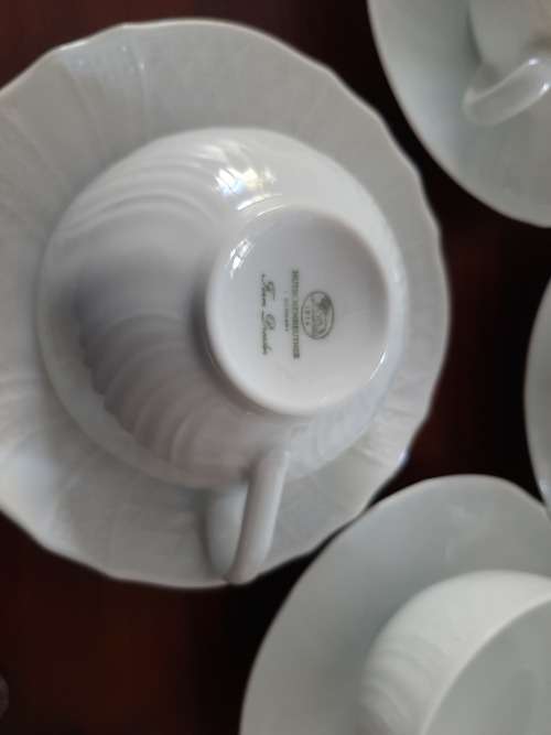 hutschenreuther Germany from dresden 6 cups and sausers