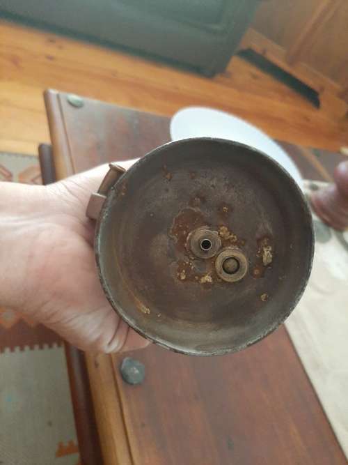 Rutherford Wolf type miners lamp - G.M.E.F no.1