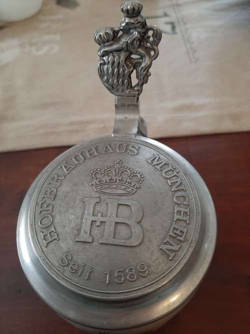hofbrauhaus munchen tankered with lid