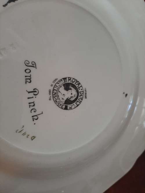 Royal Doulton tom pinch plate