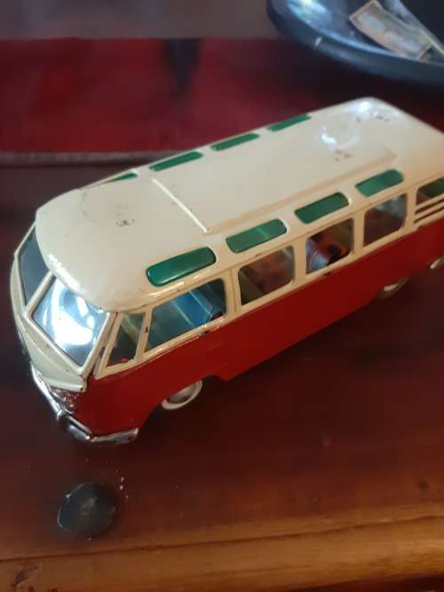 vintage vw combi tin toy car