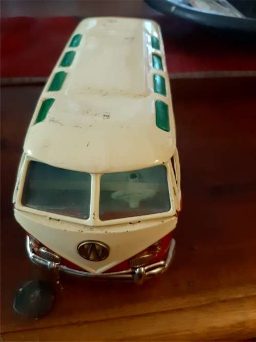 vintage vw combi tin toy car
