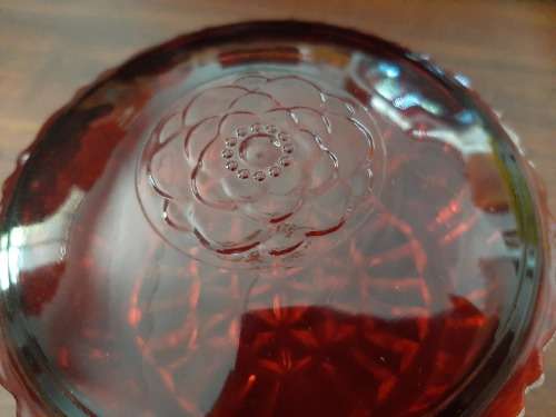 glass bowl with lid