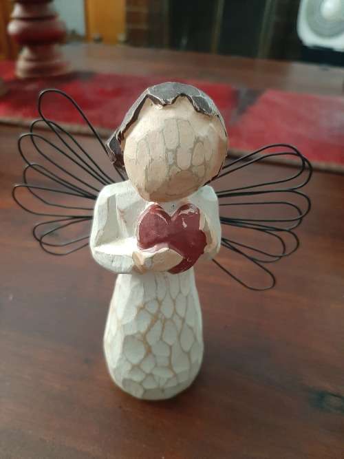 wooden angel