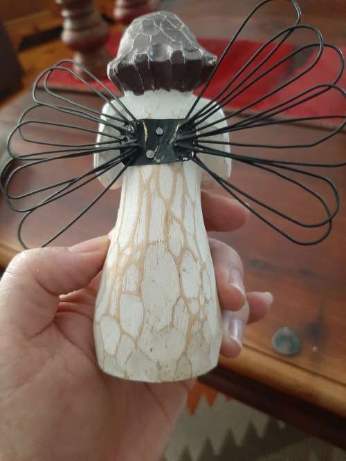 wooden angel