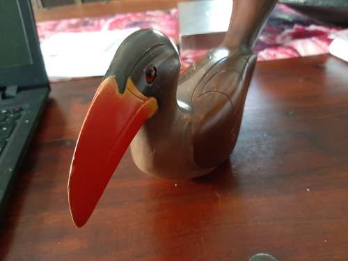 Wooden handmade bird