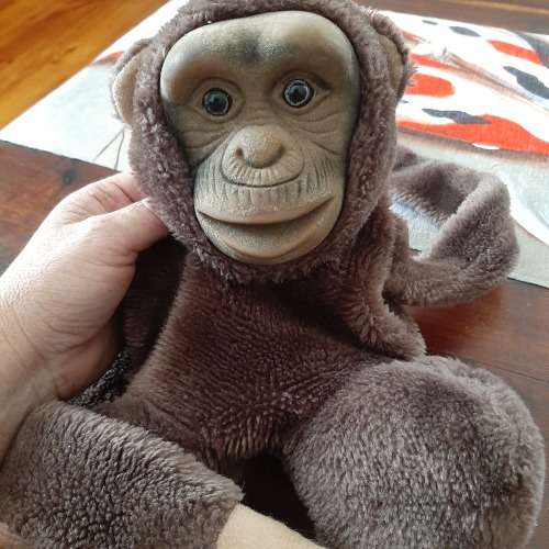 monkey hand puppet