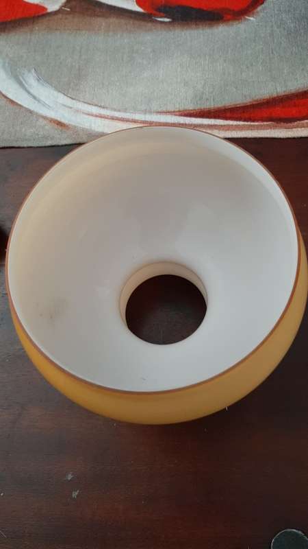 Milk glass lamp shade vintage
