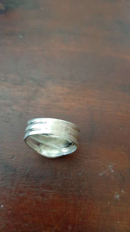 Sterling silver 3 snake ring