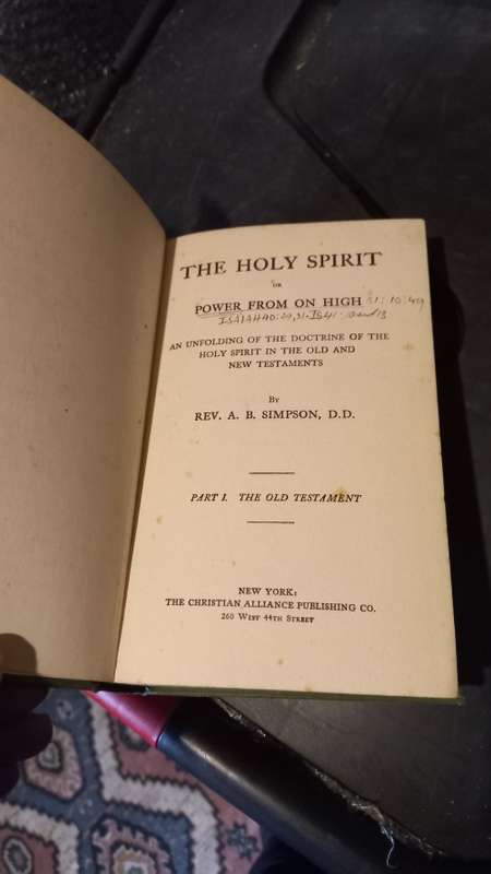 The holy spirit 1924