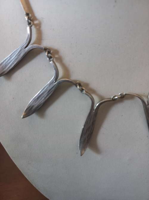 Vintage silver necklace 1967