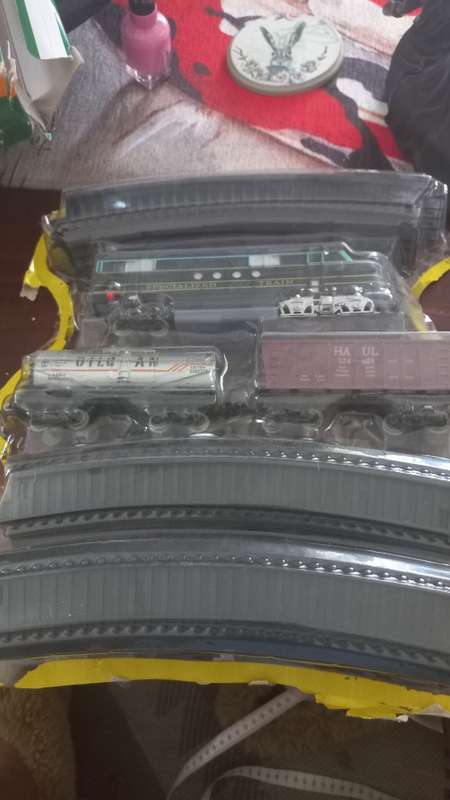 Toy train set