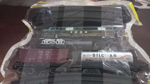 Toy train set