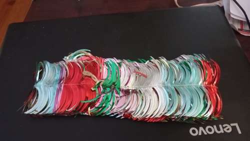 Vintage christmas tinsel