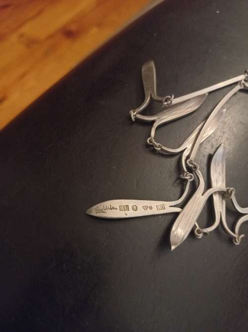 Vintage silver necklace 1967