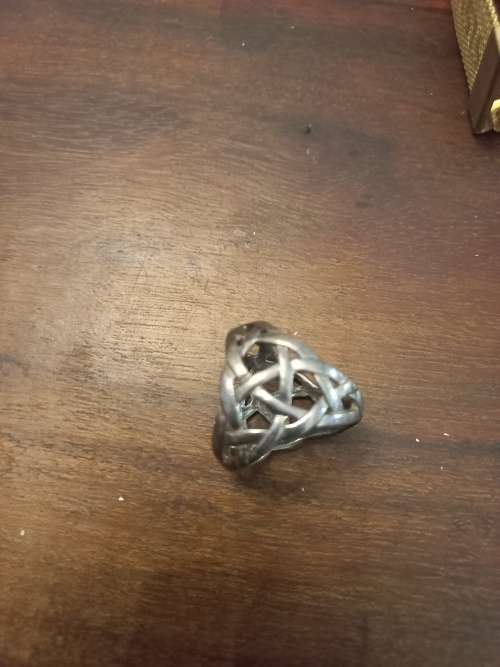 Sterling silver scarf rings