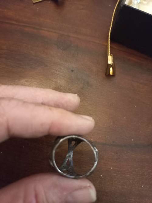 Sterling silver scarf rings