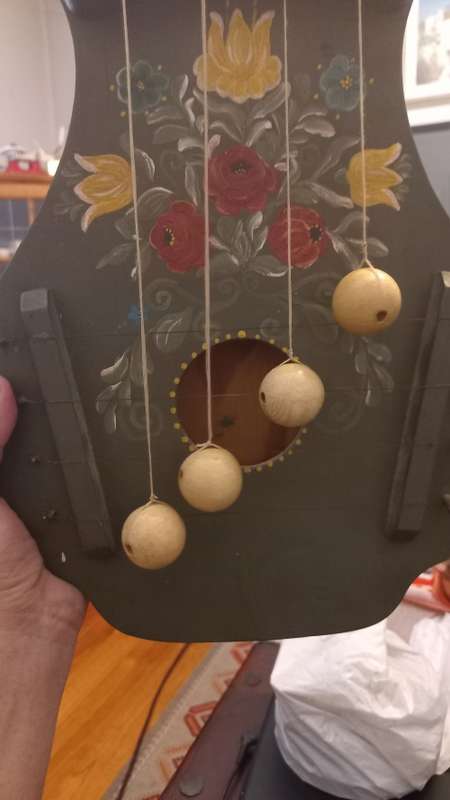 Vintage door harp