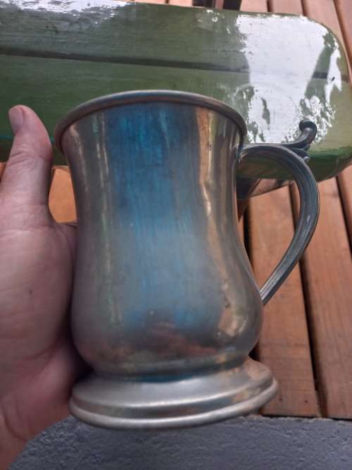 Pewter cup vintage