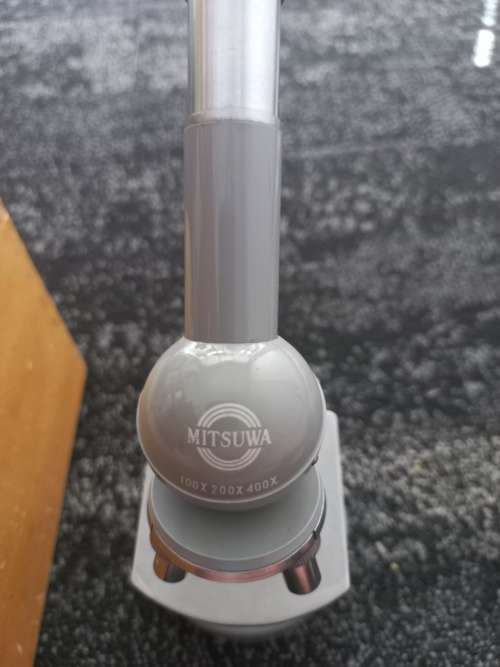 Vintage student microscope