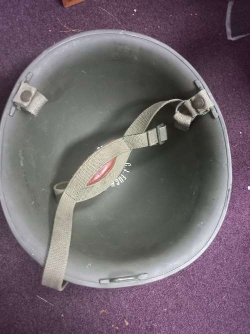 Vintage staaldak army helmet