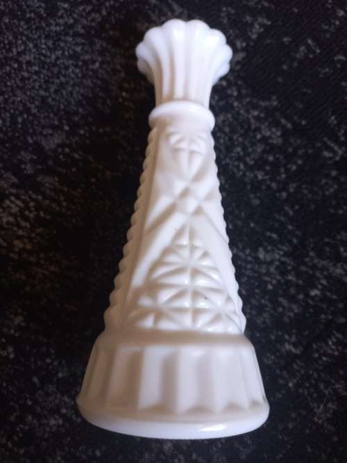 Milk glass vase vintage