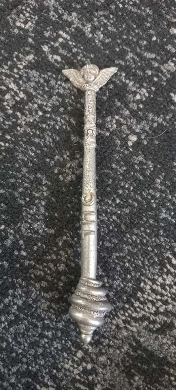 Metal honey spoon