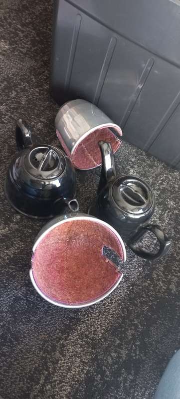 Black tea and coffee pot set