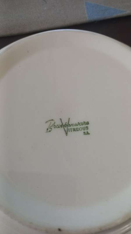 Vintage brackenware kids porcelain plate