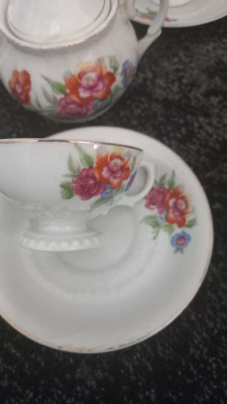Vintage tea set small porcelain