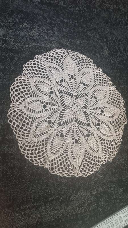 Crochet cloth vintage