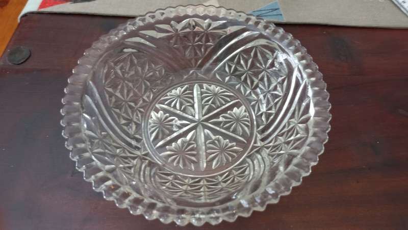 Vintage glass bowl