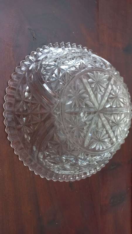 Vintage glass bowl