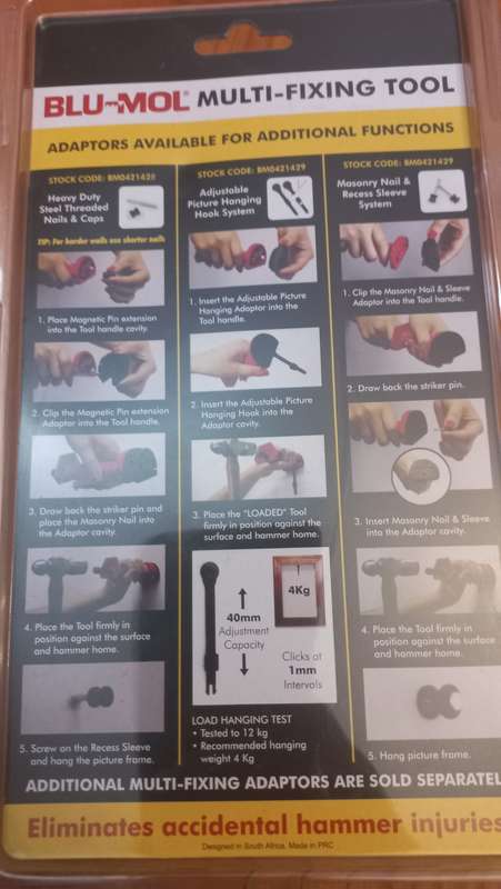 Blu-mol multi fixing tool