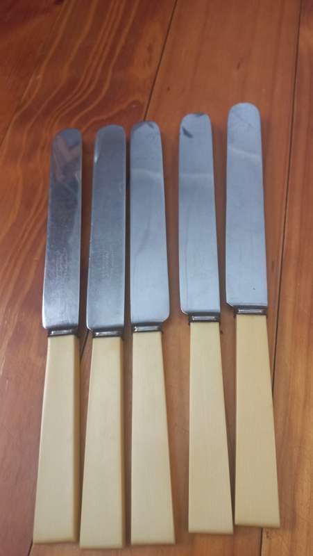 Vintage bone handels knifes