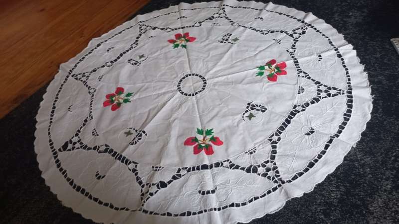 Embroidery cloth vintage