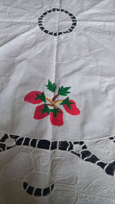 Embroidery cloth vintage
