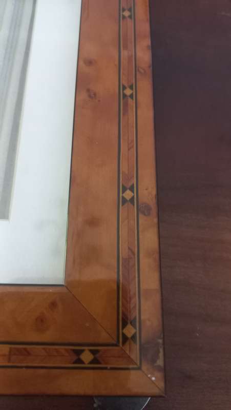Addison Ross Burlwood Star Marquetry Photo Frame
